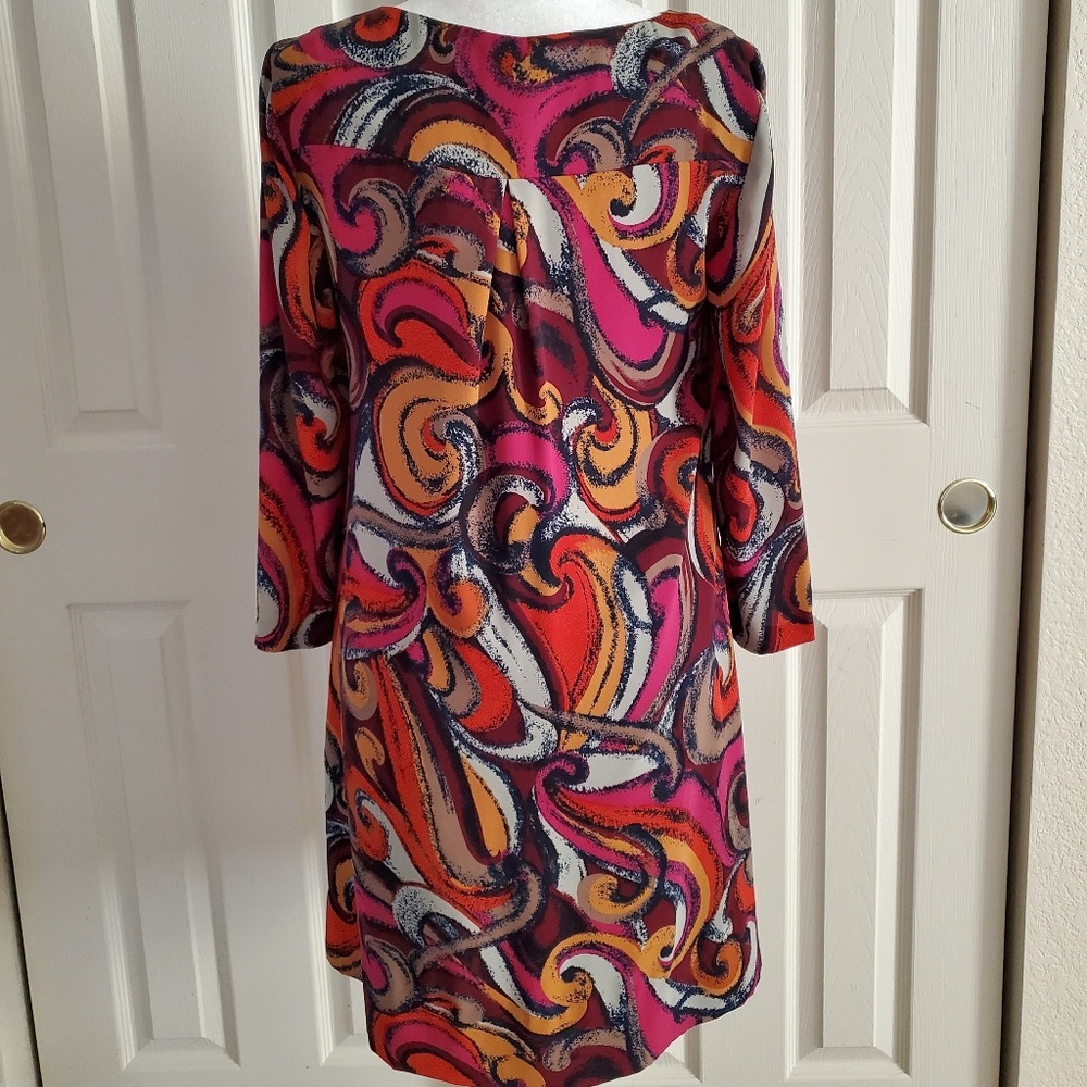 Maeve by Anthropologie Flavian Swirl Shift Dress Size S - Picture 3 of 8